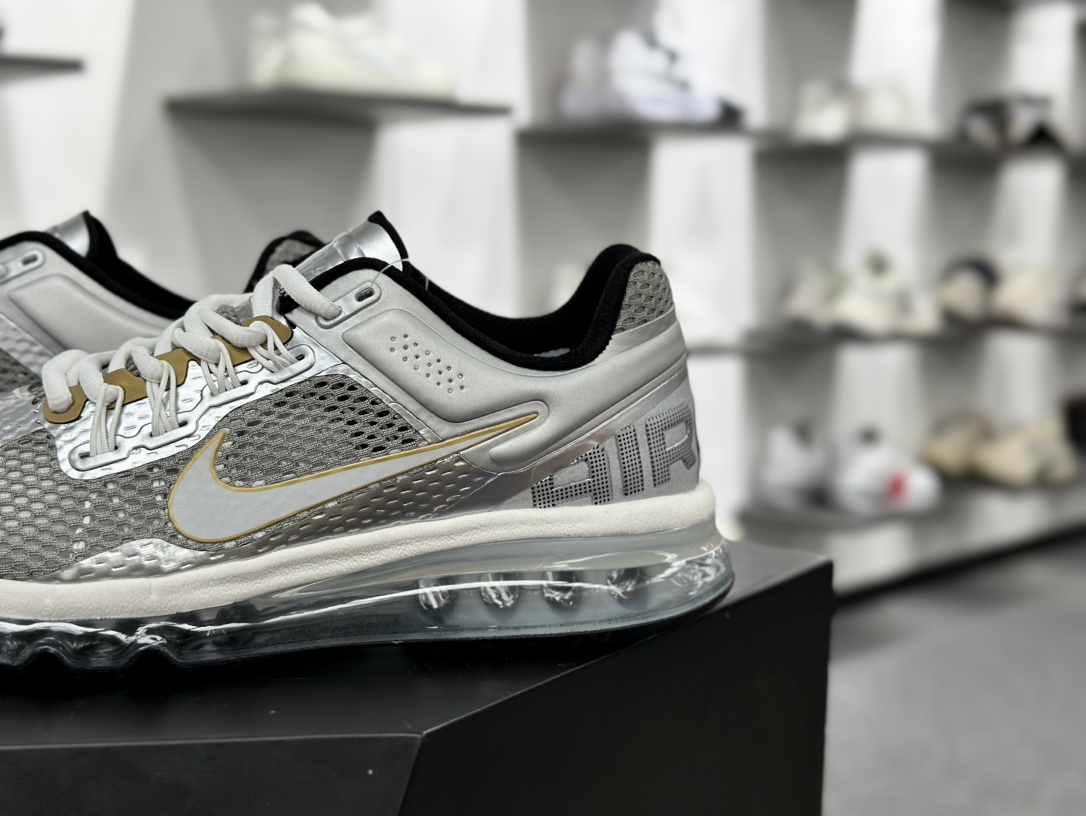 NIKE Air Max 2013 耐克复古透气网布 全掌气垫 缓震跑步鞋 HJ7901-095