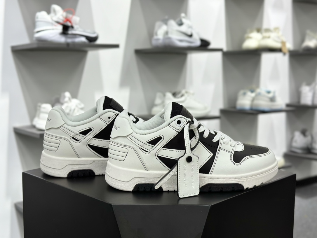 OFF-WHITE Out Of Office ow 低帮系带时尚板鞋 OMIA189S22722