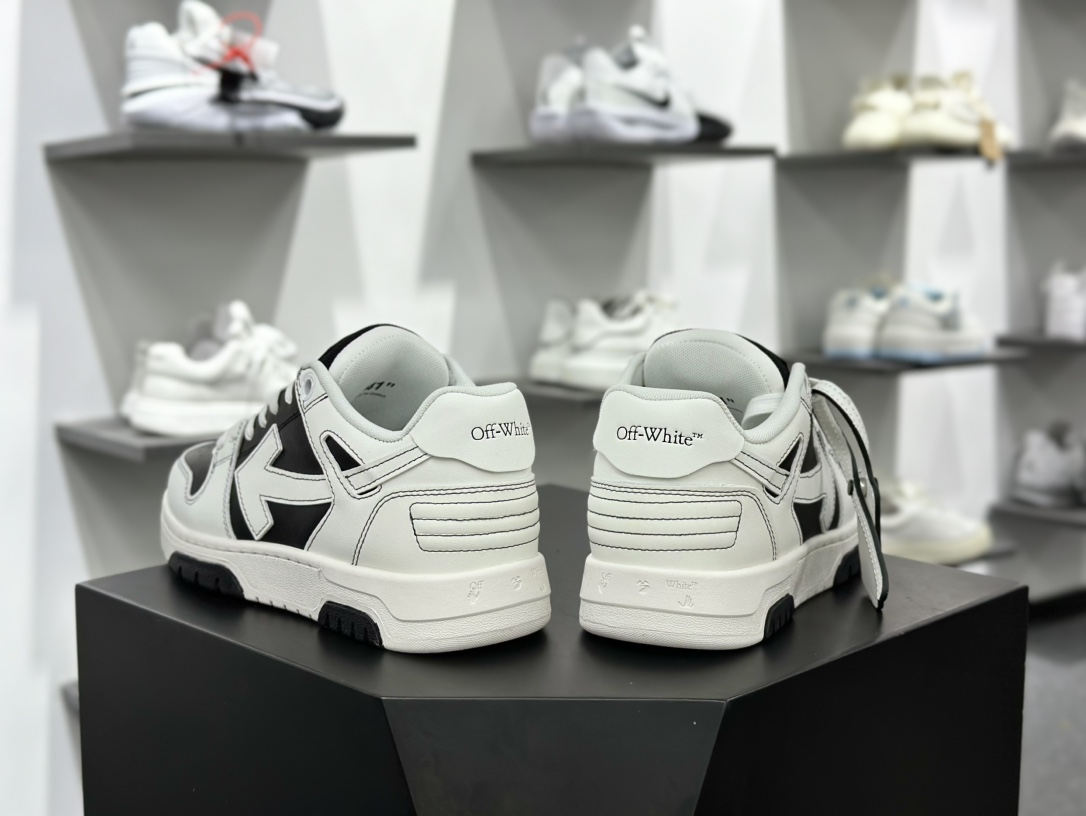 OFF-WHITE Out Of Office ow 低帮系带时尚板鞋 OMIA189S22722