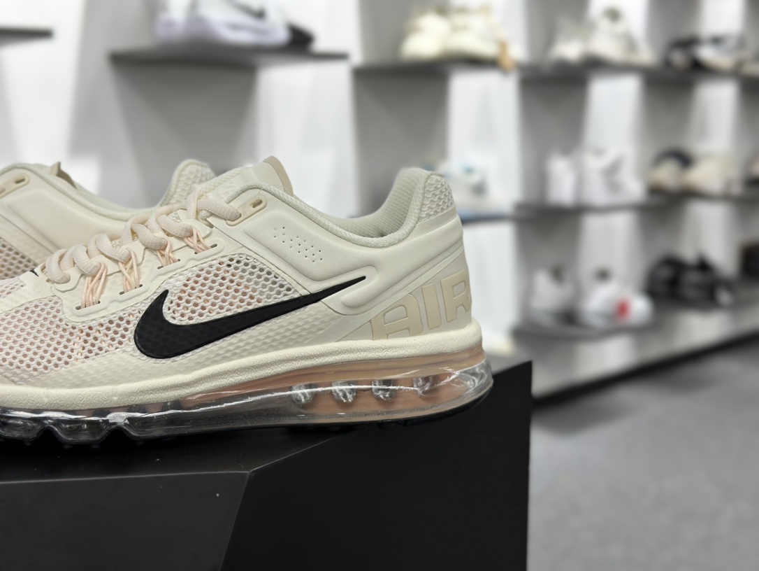 NIKE Air Max 2013 耐克复古透气网布 全掌气垫 缓震跑步鞋 HF3660-100