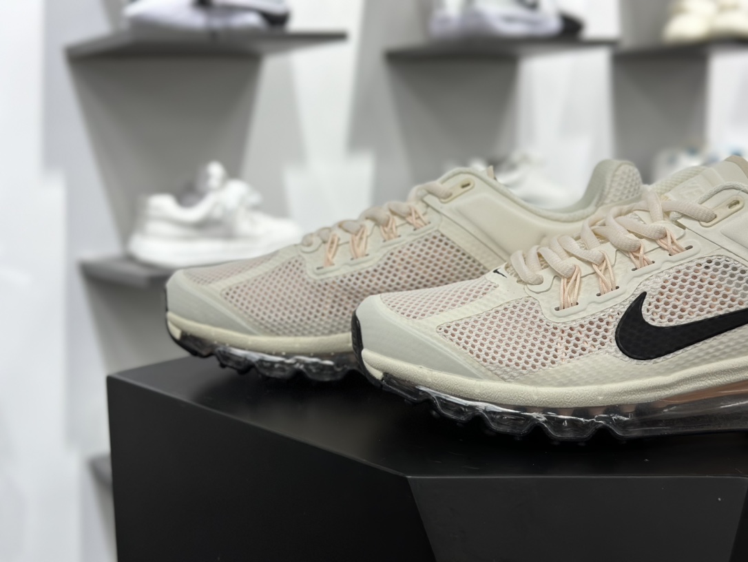 NIKE Air Max 2013 耐克复古透气网布 全掌气垫 缓震跑步鞋 HF3660-100