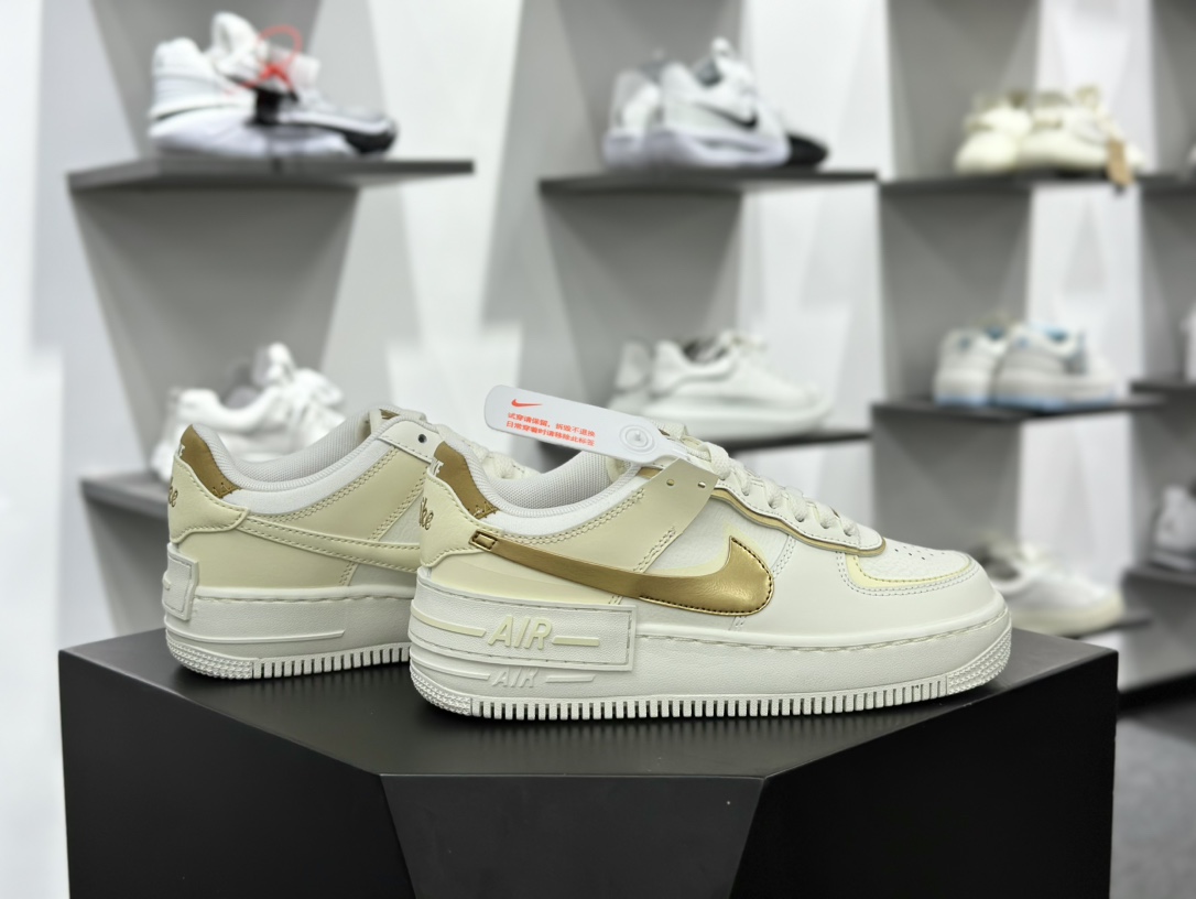 Nike Air Force 1 Shadow 解构系列空军一号低帮运动休闲板鞋 DZ1847-108