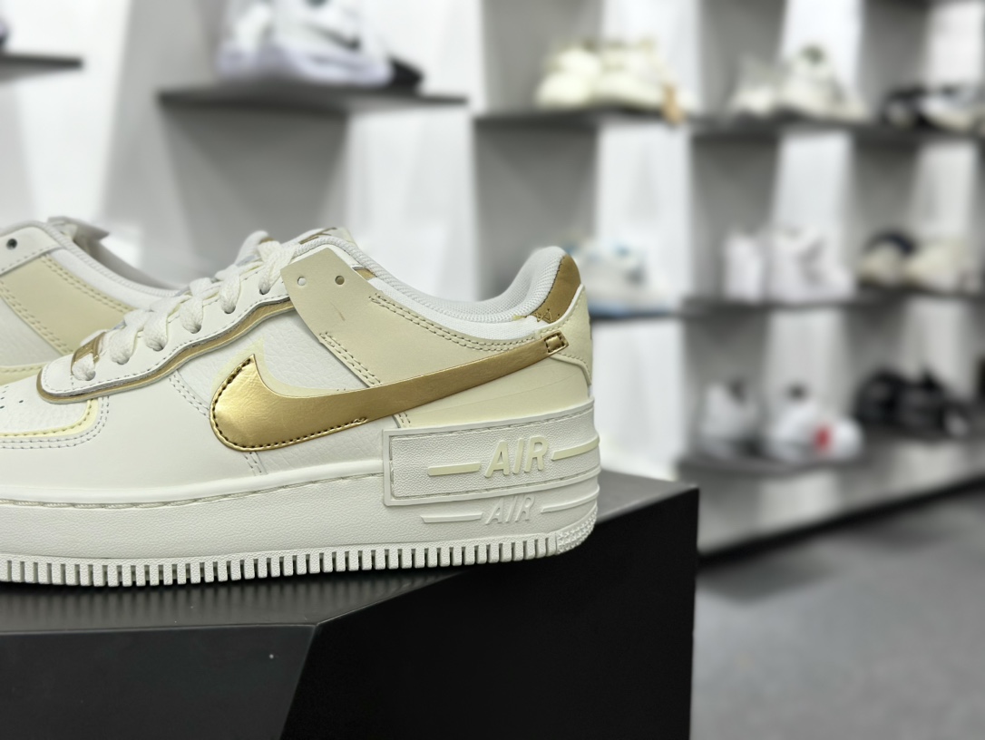 Nike Air Force 1 Shadow 解构系列空军一号低帮运动休闲板鞋 DZ1847-108