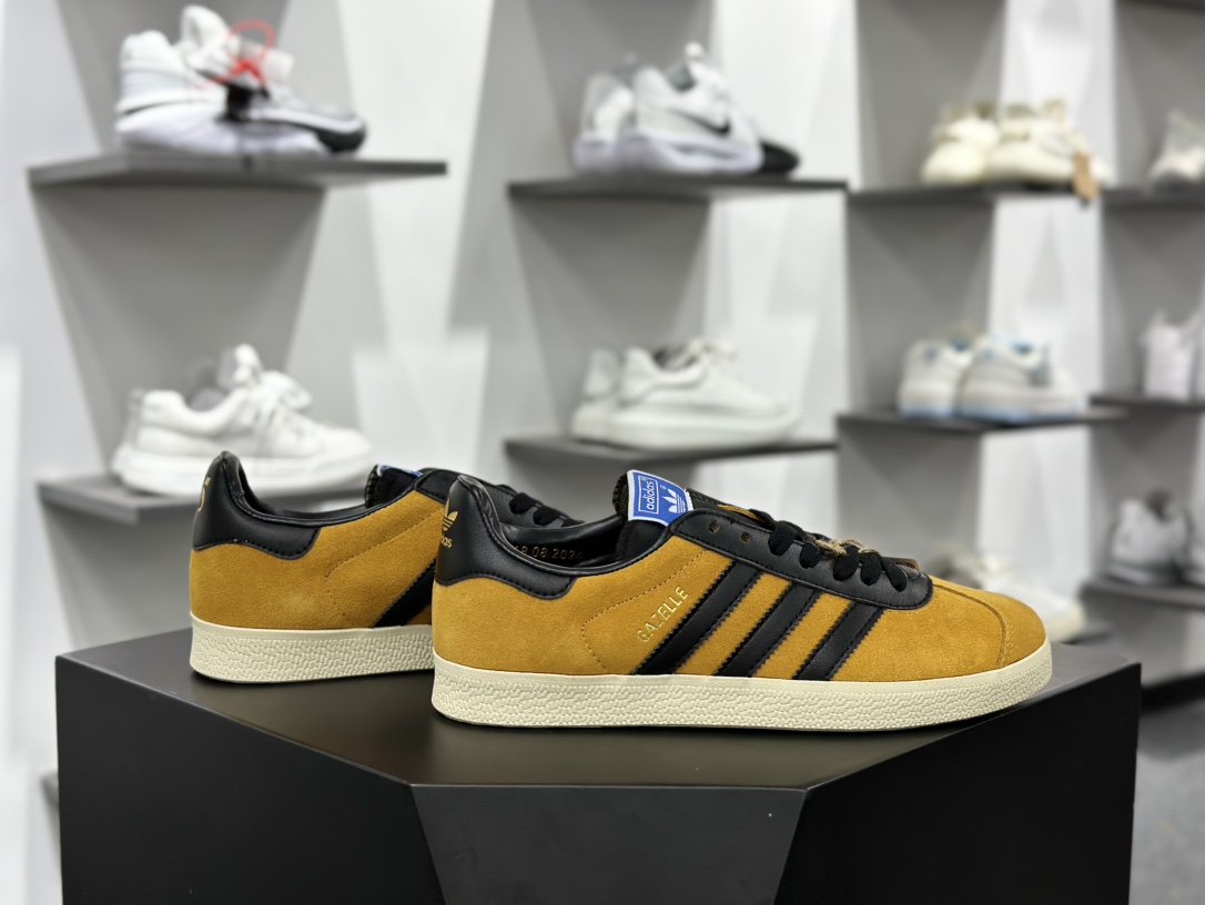 adidas Originals Gazelle INdoor 三叶草休闲防滑耐磨低帮板鞋 JP52833211