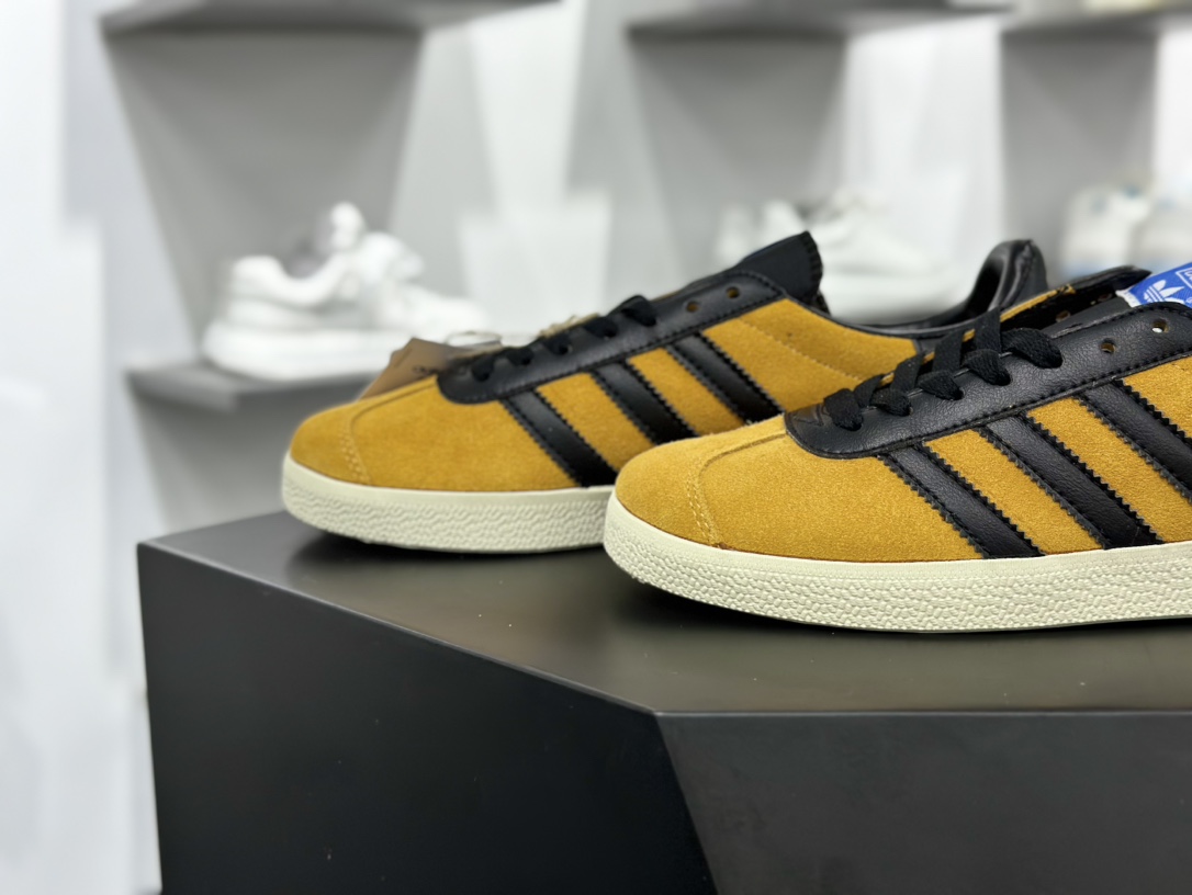 adidas Originals Gazelle INdoor 三叶草休闲防滑耐磨低帮板鞋 JP52833211