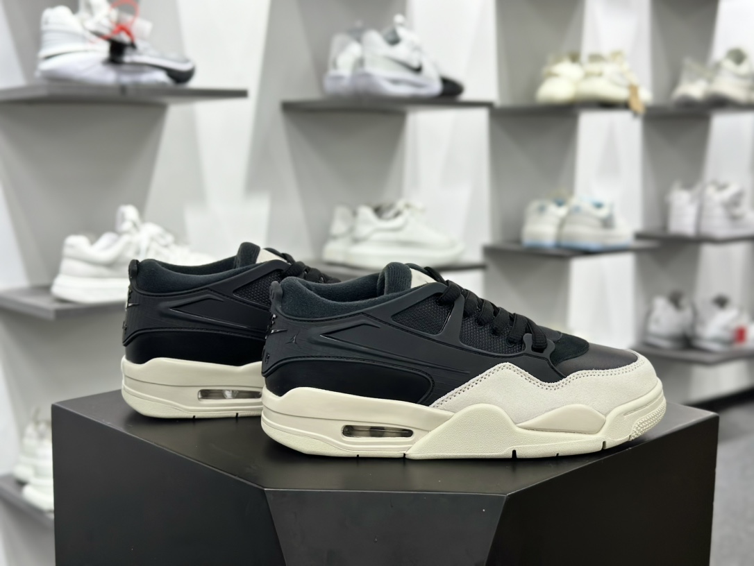 耐克Nike Air Jordan 4 Retro RM”Canyon Rust”迈克尔·乔丹AJ4代篮球鞋“黑白氧化黄”FQ7939-004