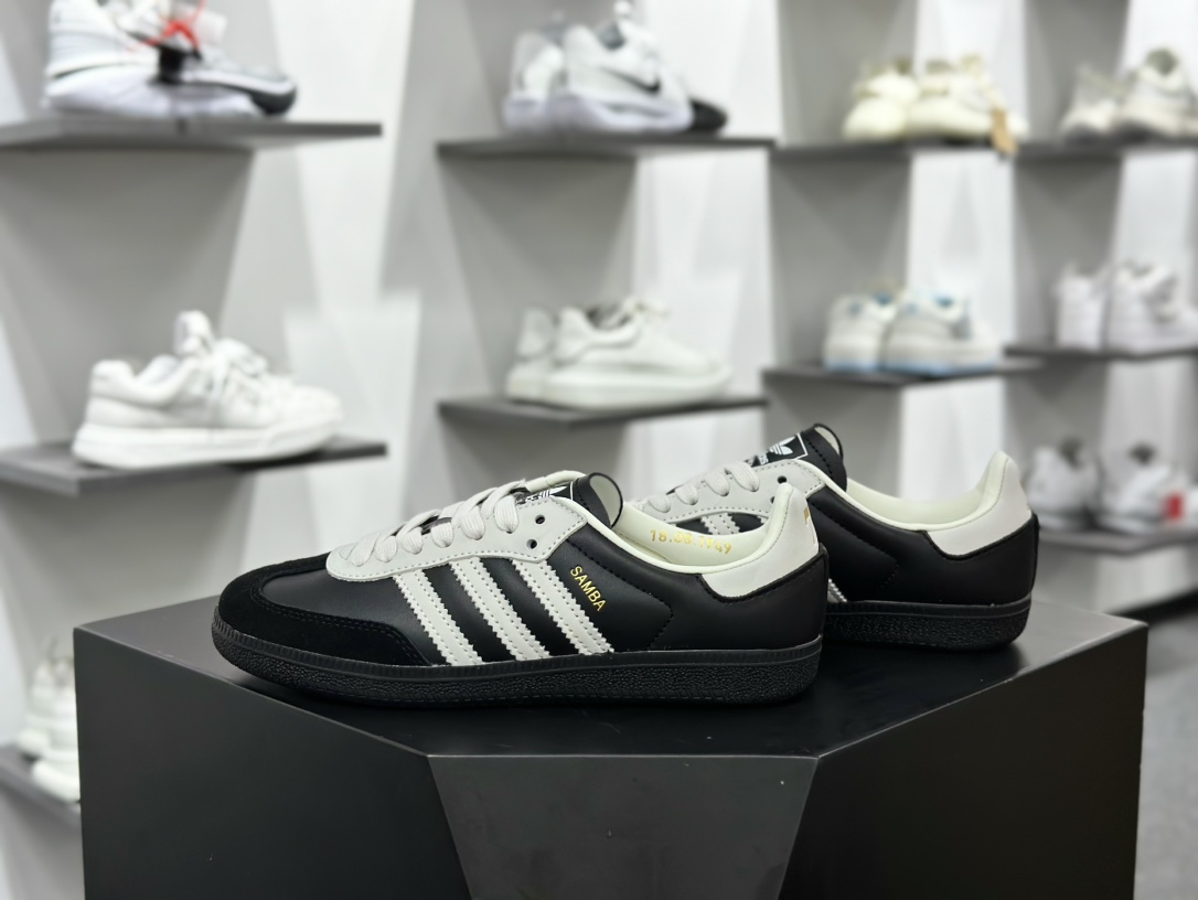 adidas originals Samba OG 75th Anniversary 黑白 JP5282