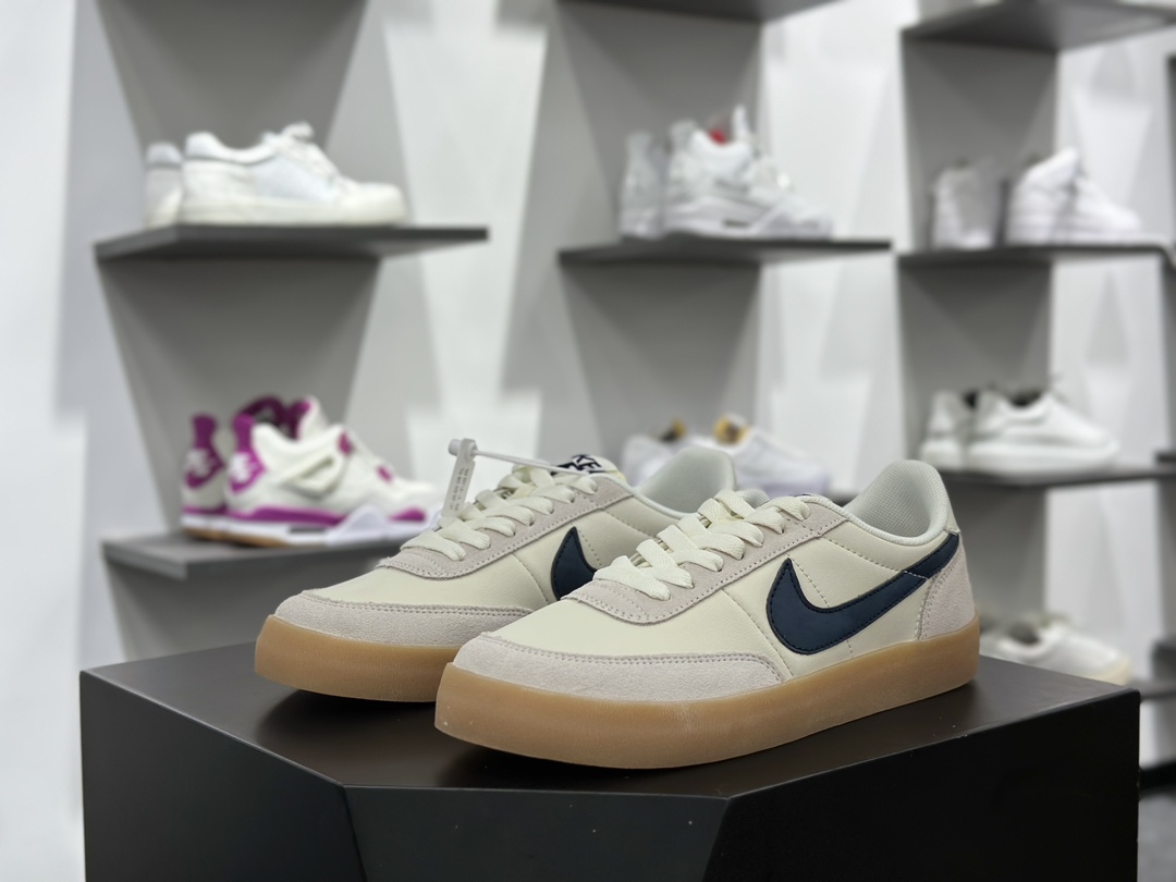 Nike Killshot 2 Leather 致命射击二代系列低帮美式经典复古休闲运动板鞋“皮革黑棕生胶底”FZ5630-001