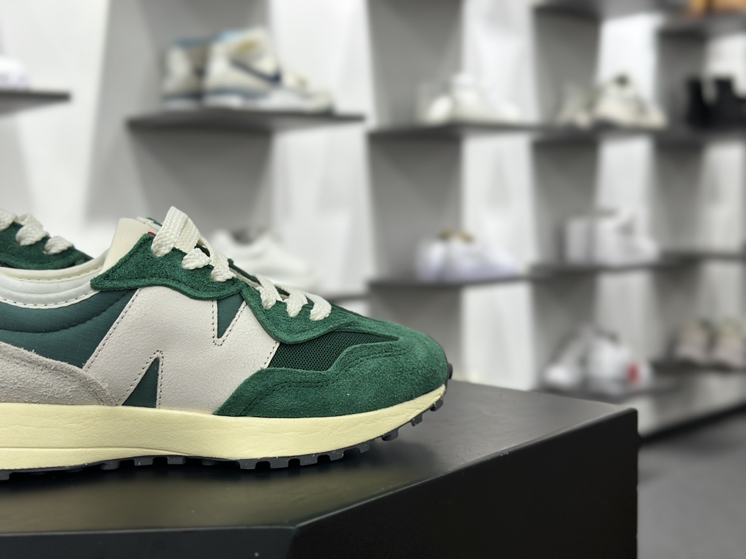 新百伦New Balance 327”Rich Earth”系列低帮复古休闲运动慢跑鞋“绿白”U327WRG