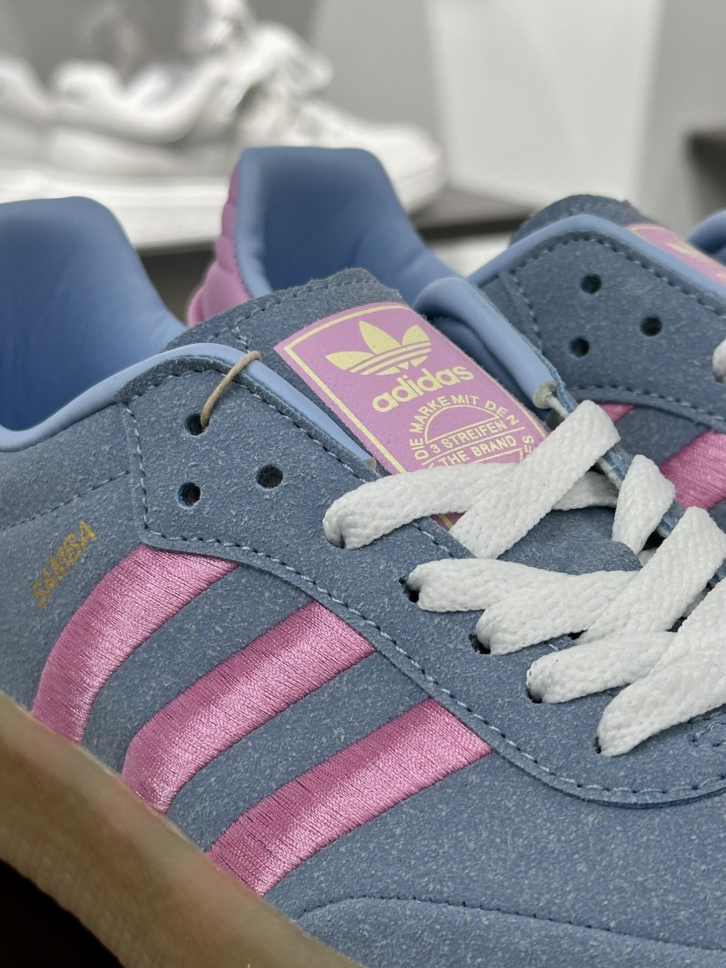 Adidas三叶草SAMBA ROSE 厚底休闲板鞋  JH8836