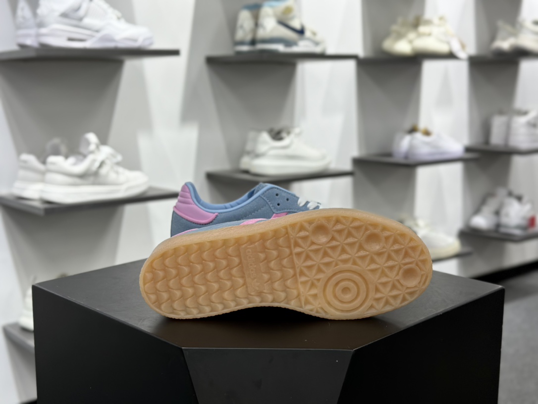 Adidas三叶草SAMBA ROSE 厚底休闲板鞋  JH8836