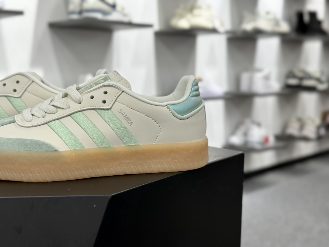 Adidas三叶草SAMBA ROSE 厚底休闲板鞋  IG1947