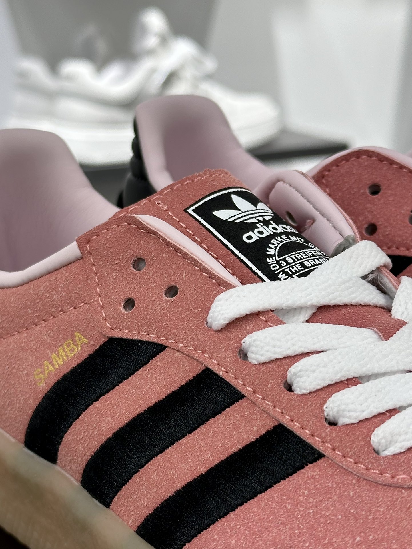 Adidas三叶草SAMBA ROSE 厚底休闲板鞋  JH8834