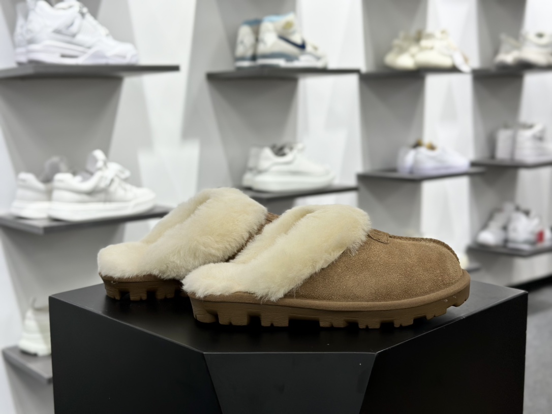 UGG Coquette 懒人拖鞋系列 栗色