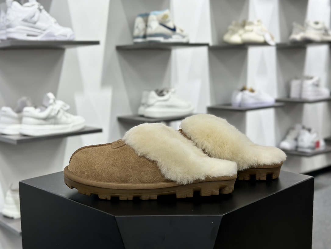 UGG Coquette 懒人拖鞋系列 栗色