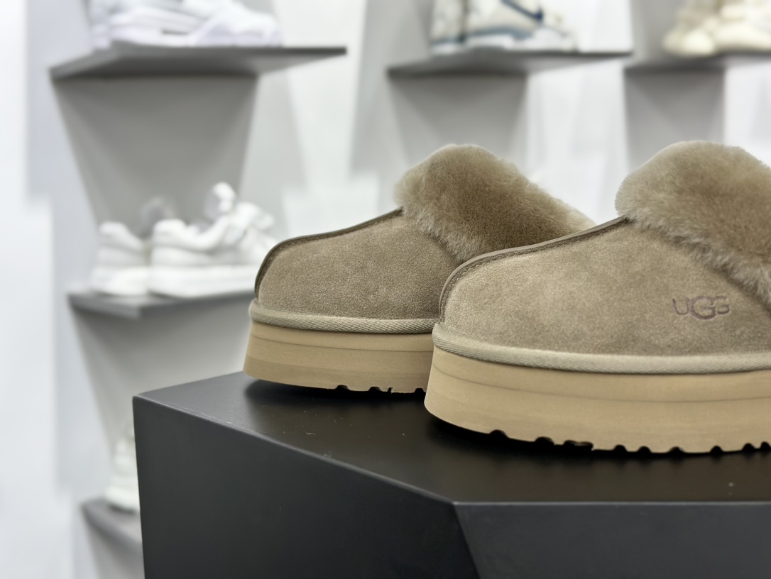 （三层厚底） UGG Coquette 懒人拖鞋三层加厚