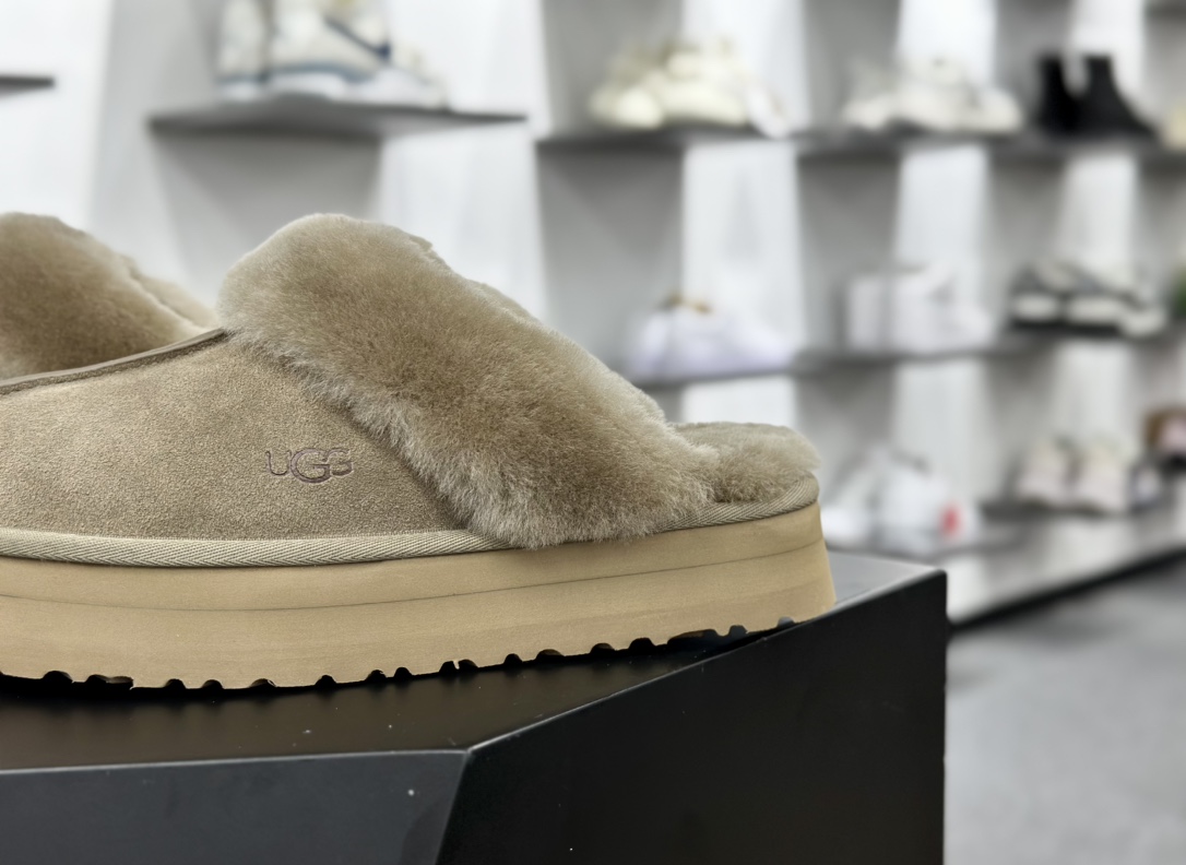 （三层厚底） UGG Coquette 懒人拖鞋三层加厚