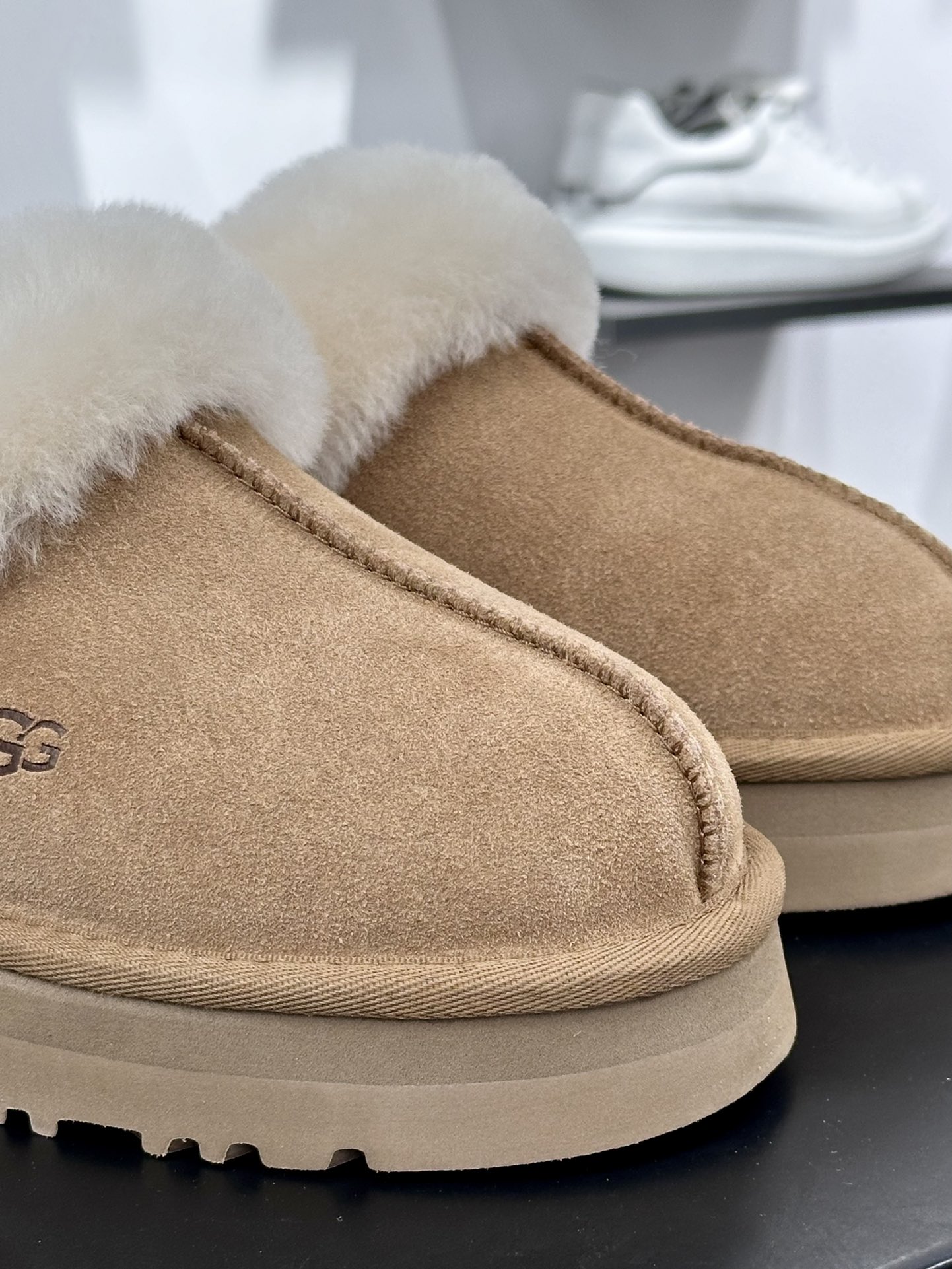 两层厚底） UGG Coquette 懒人拖鞋两层加厚