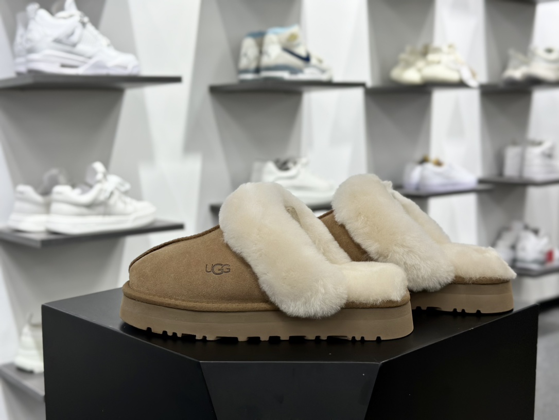 两层厚底） UGG Coquette 懒人拖鞋两层加厚