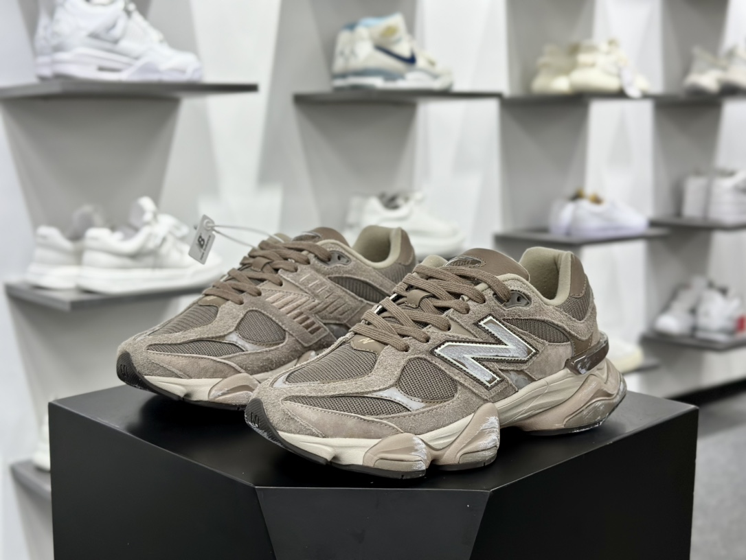 New Balance 9060”Mushroom”系列复古百搭老爹风小象蹄跑步鞋“蘑菇棕做旧”U9060PB