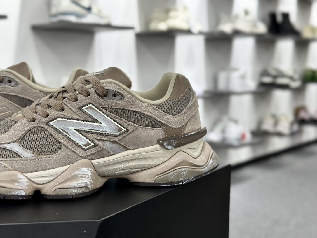 New Balance 9060”Mushroom”系列复古百搭老爹风小象蹄跑步鞋“蘑菇棕做旧”U9060PB