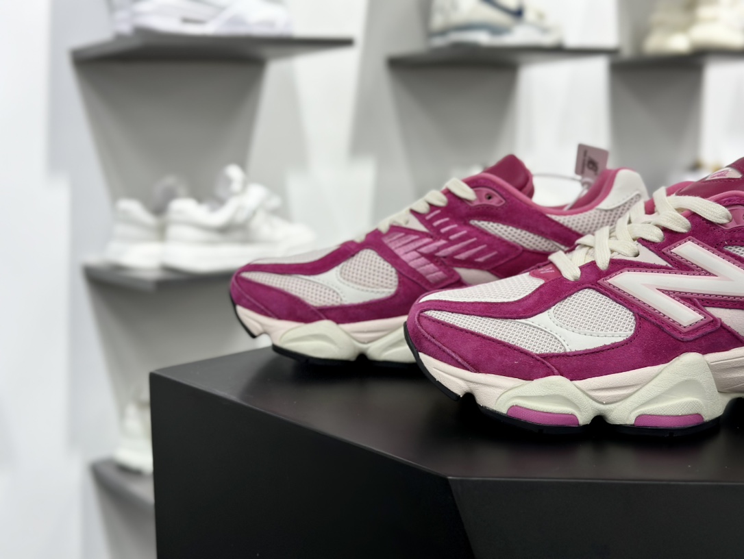 新百伦New Balance 9060”Rose Pink”系列复古百搭老爹风跑步鞋“玫粉米白”U9060FP