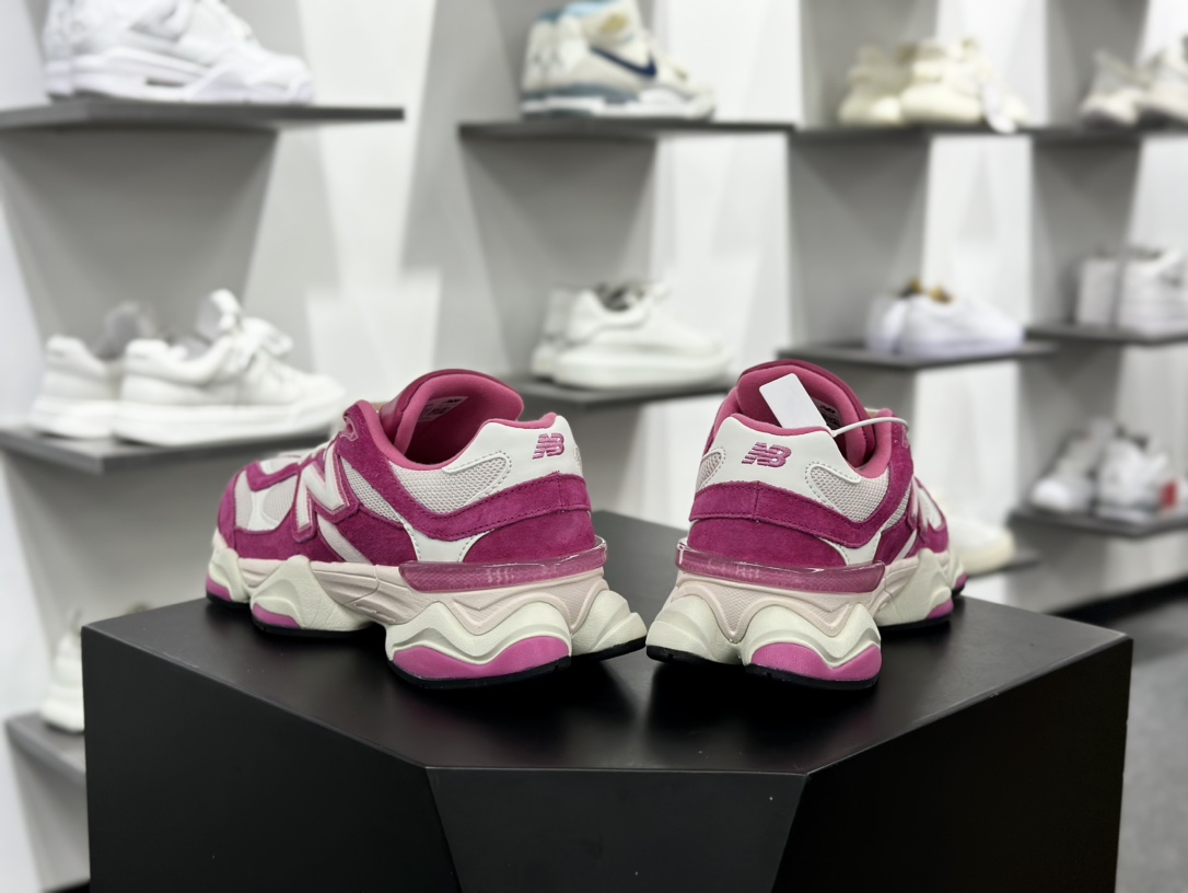 新百伦New Balance 9060”Rose Pink”系列复古百搭老爹风跑步鞋“玫粉米白”U9060FP