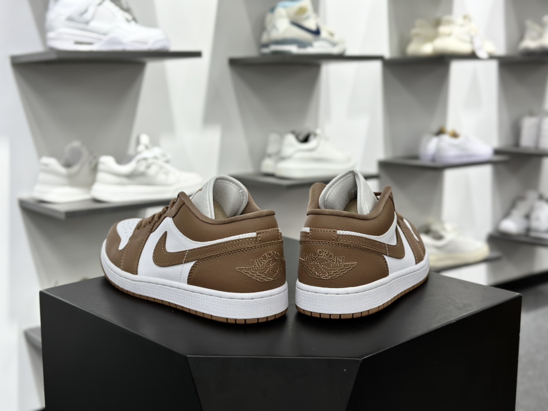 耐克Nike Wmns Air Jordan 1 Low GS”Archaeo Brown”AJ1乔丹一代低帮篮球鞋“摩卡棕白”DC0774-202