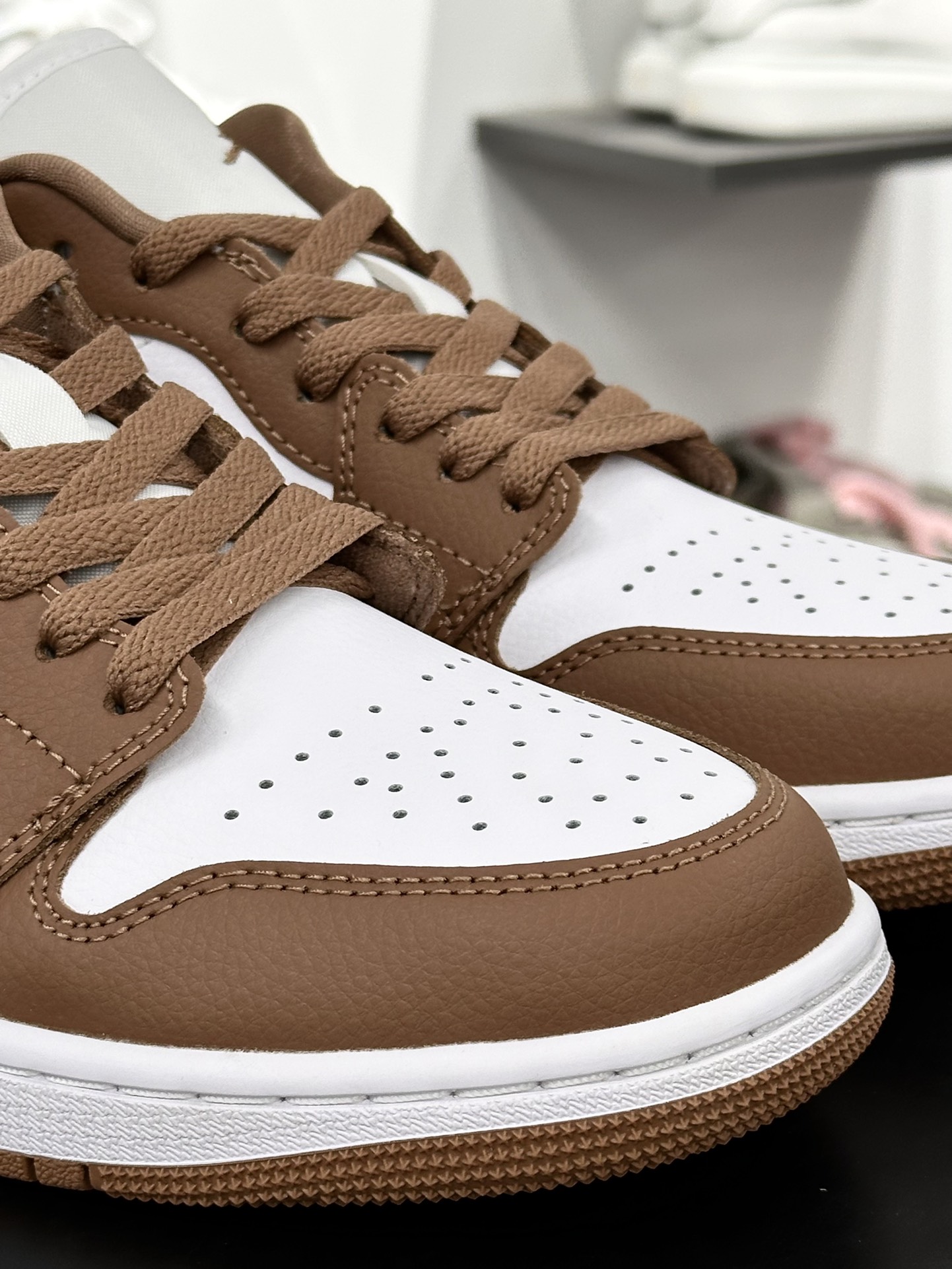 耐克Nike Wmns Air Jordan 1 Low GS”Archaeo Brown”AJ1乔丹一代低帮篮球鞋“摩卡棕白”DC0774-202