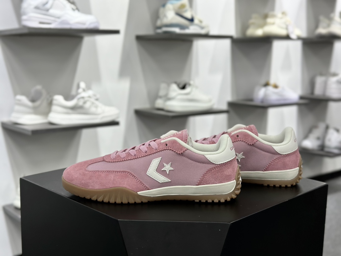 匡威Converse Run Star Trainer”Red/Pink/Gum”训练流星系运动鞋“粉色生胶底”A13362C