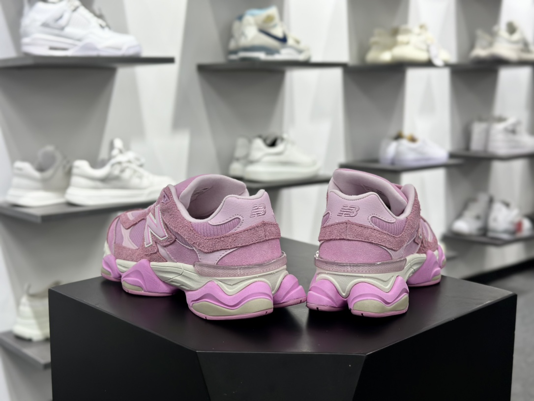 NB新百伦New Balance 9060”Pink Overdye”系列复古百搭跑步鞋“浸染浅粉做旧”U9060APP