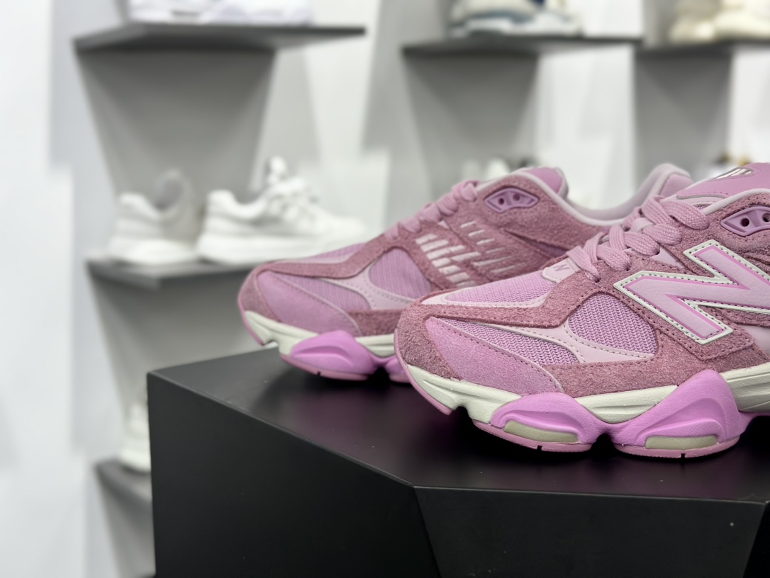 NB新百伦New Balance 9060”Pink Overdye”系列复古百搭跑步鞋“浸染浅粉做旧”U9060APP