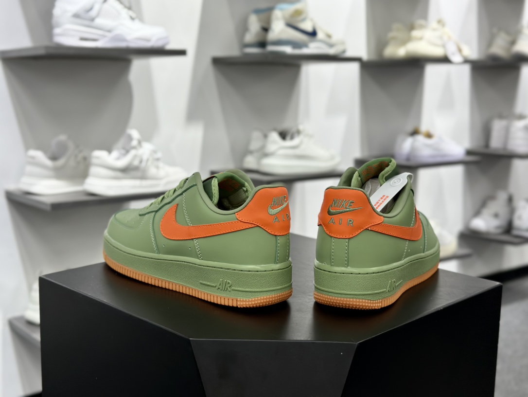 Nike Air Force 1 Low 07 Premium 绿橙 HJ9118-386