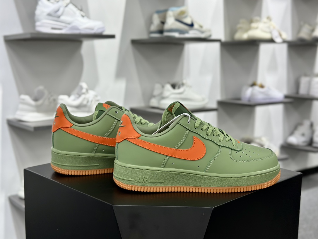 Nike Air Force 1 Low 07 Premium 绿橙 HJ9118-386