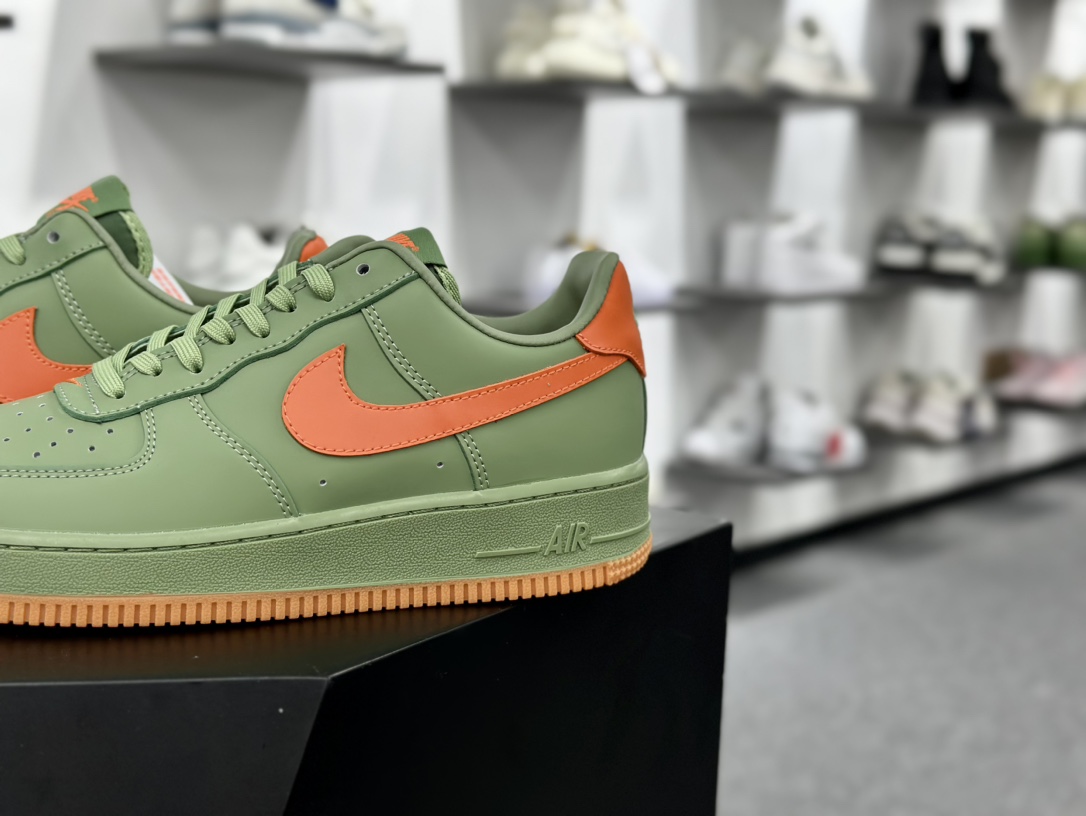 Nike Air Force 1 Low 07 Premium 绿橙 HJ9118-386