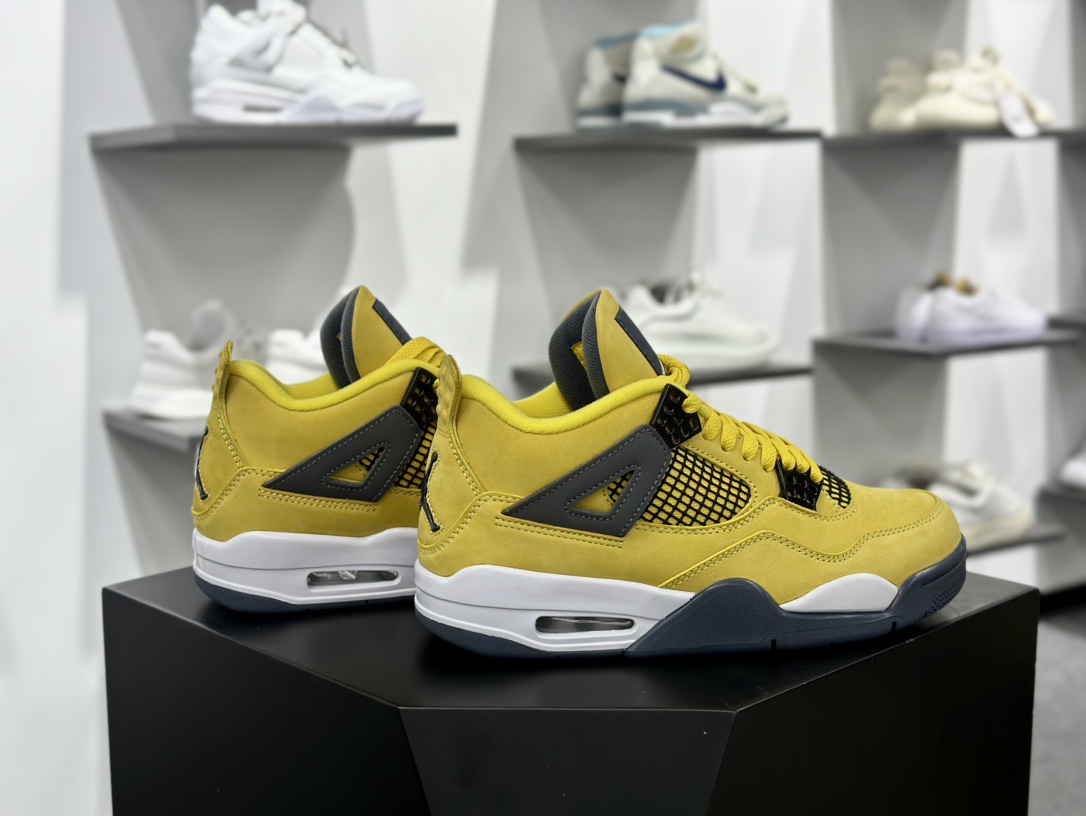 Travis Scott x Air Jordan AJ4 TS “黑黄电母 ” CT8527-700