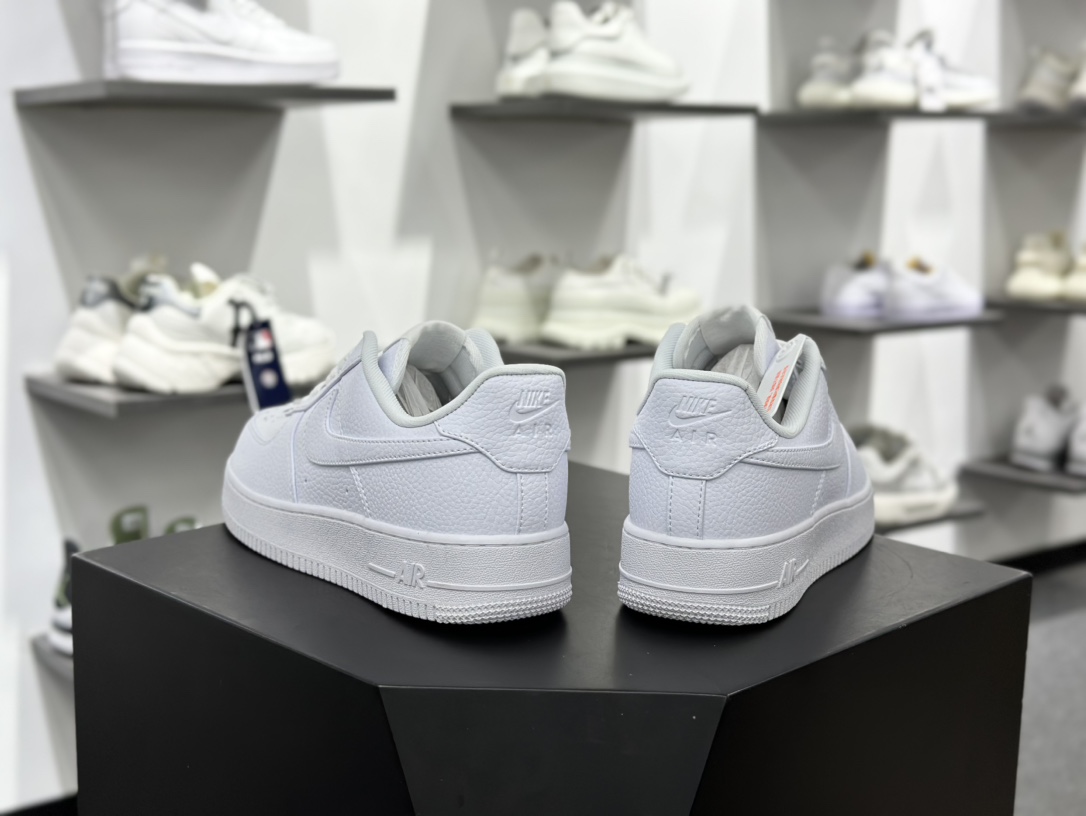 耐克Nike Air Force 1’07 Low”Jason Mask”空军一号板鞋“皮革白杰森面具”IB4025-100