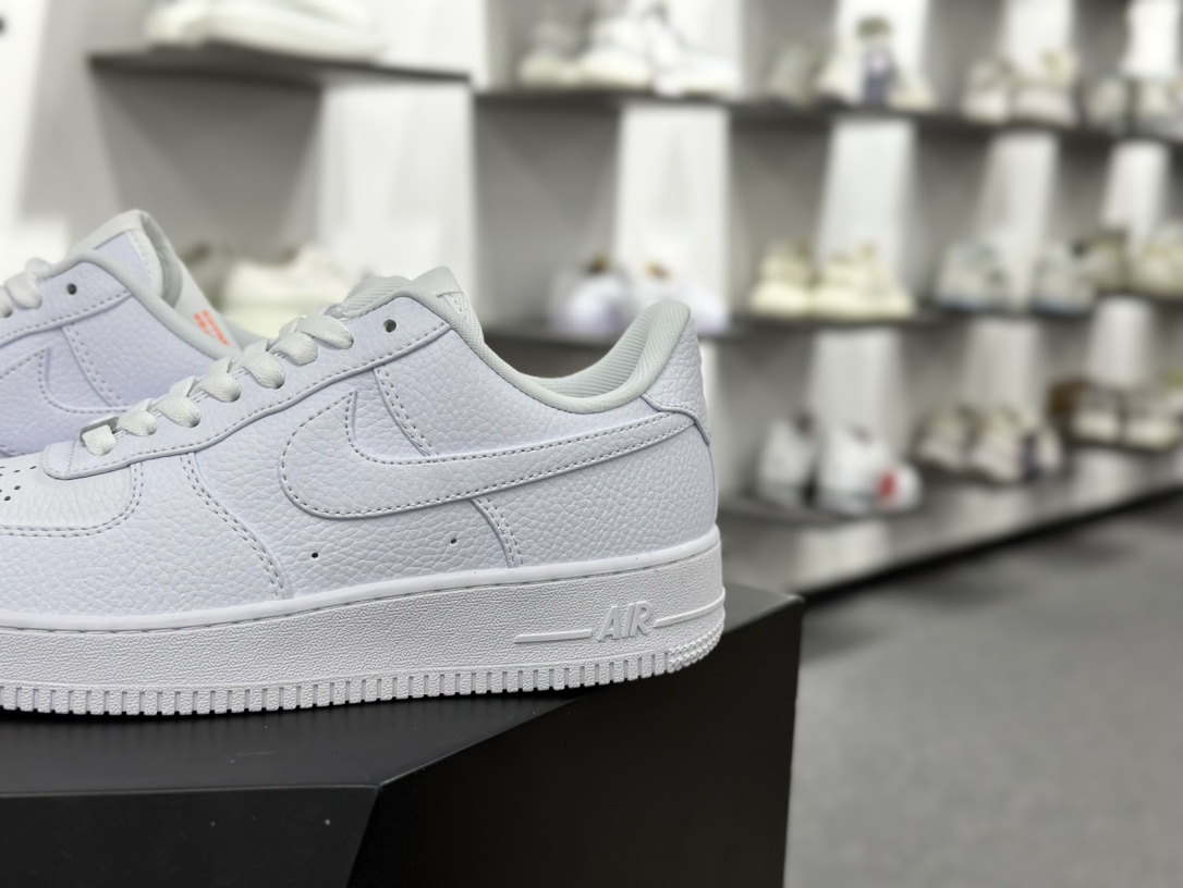 耐克Nike Air Force 1’07 Low”Jason Mask”空军一号板鞋“皮革白杰森面具”IB4025-100