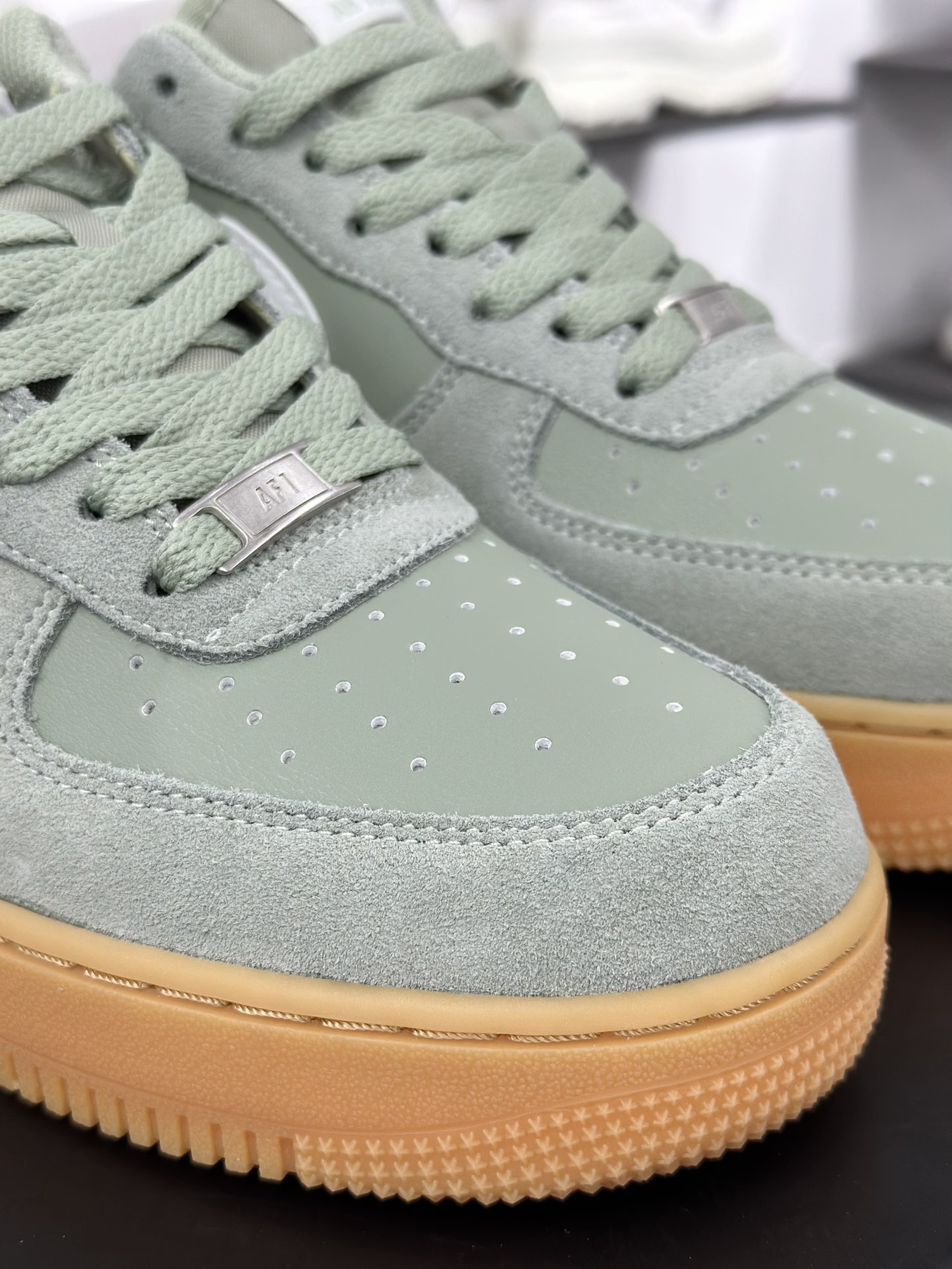 耐克Nike Air Force 1'07 LV8 Low”Jade Horizon”空军一号低帮经典百板鞋“浅月绿白生胶底” FQ8714-300