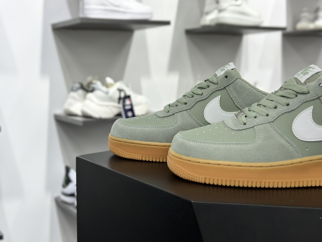 耐克Nike Air Force 1'07 LV8 Low”Jade Horizon”空军一号低帮经典百板鞋“浅月绿白生胶底” FQ8714-300