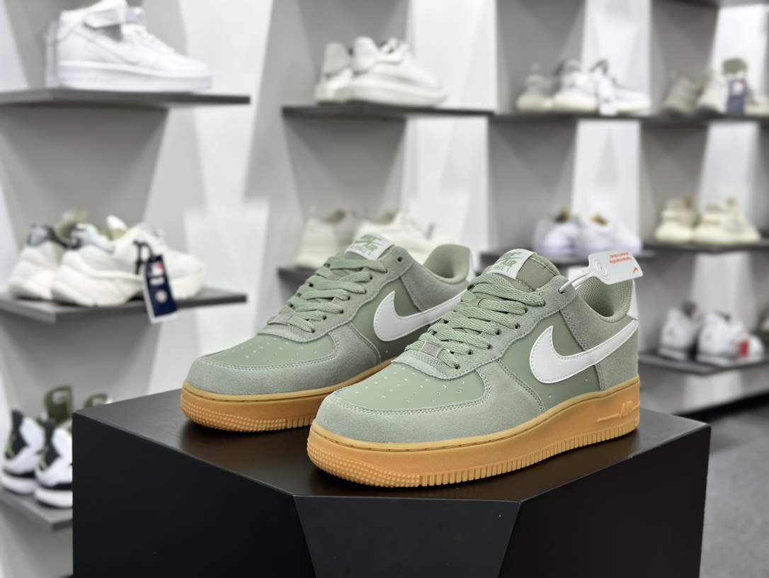 耐克Nike Air Force 1’07 LV8 Low”Jade Horizon”空军一号低帮经典百板鞋“浅月绿白生胶底” FQ8714-300