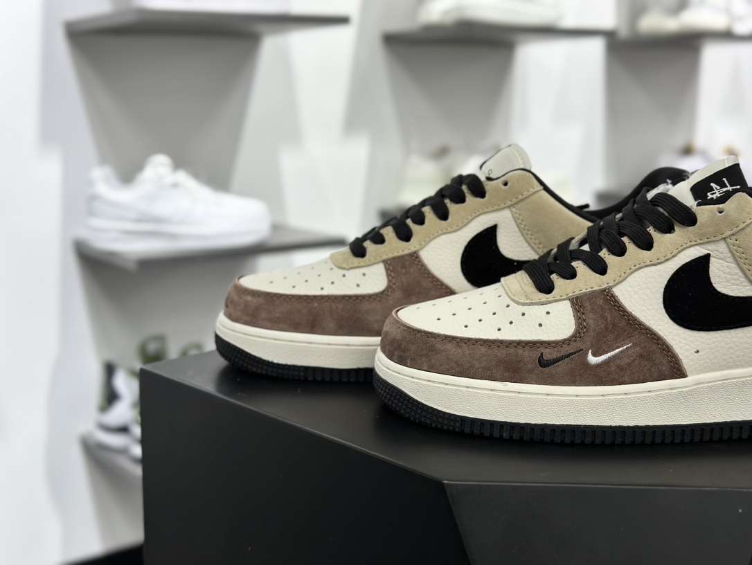 北面The North Face x Stussy x Nike Air Force 1 07 Low”TNF”空军一号板鞋“联名深棕米卡其黑斯图西北面” KK1988-018