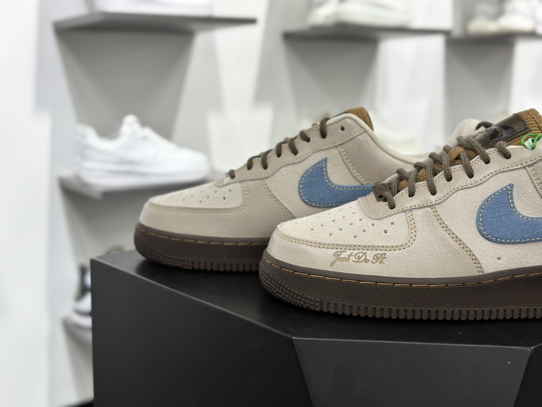 Nike Air Force 1 Low 棕白蓝 HQ3458-142