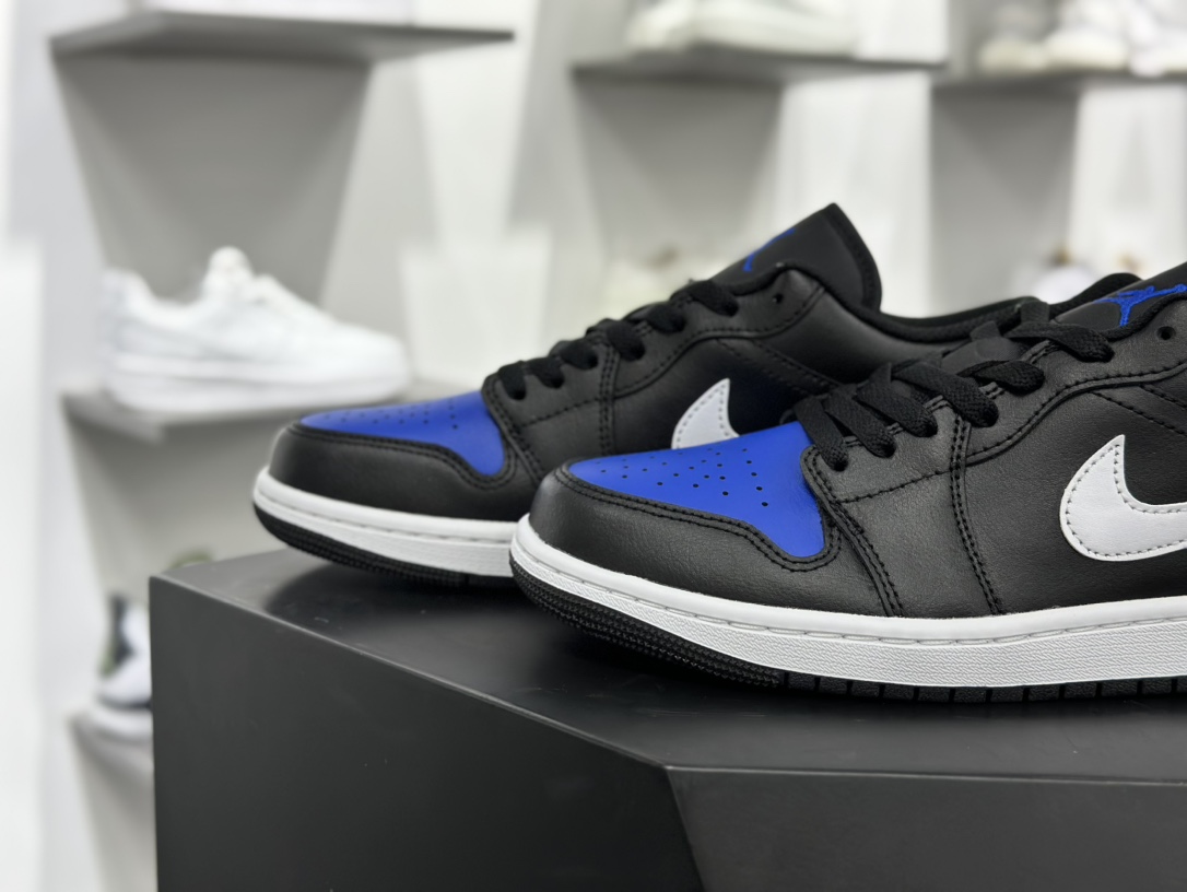 Air Jordan AJ1 Low 低帮 黑蓝白 553558-042