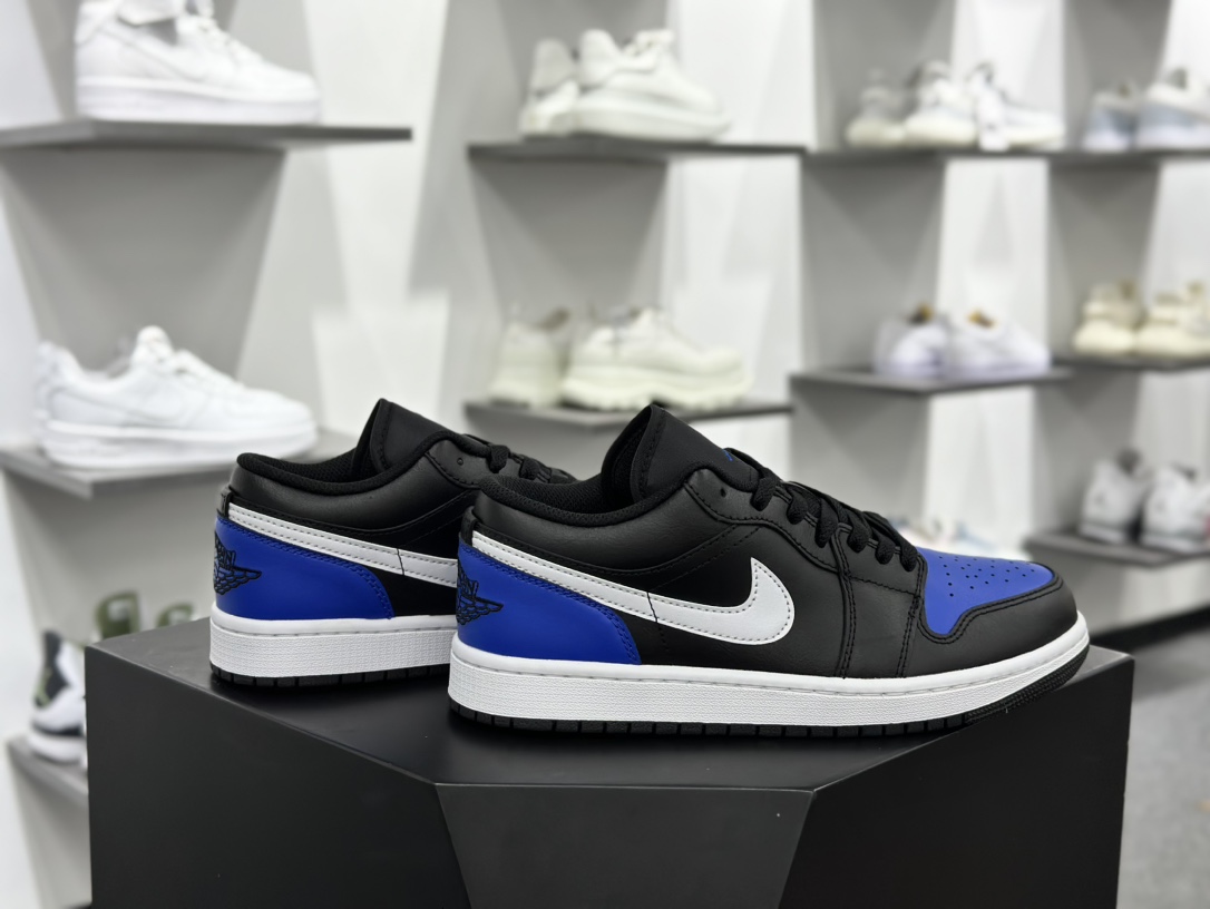 Air Jordan AJ1 Low 低帮 黑蓝白 553558-042