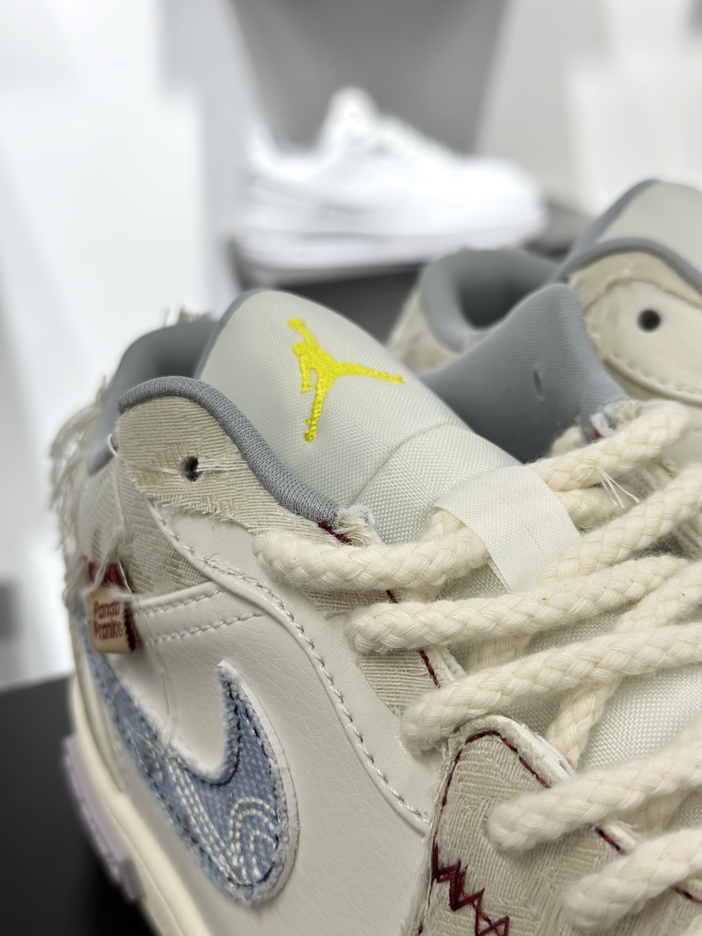 Air Jordan 1 Retro Low 熊猫恶作剧 引线牵梦 连理枝 米蓝 FZ5046-041
