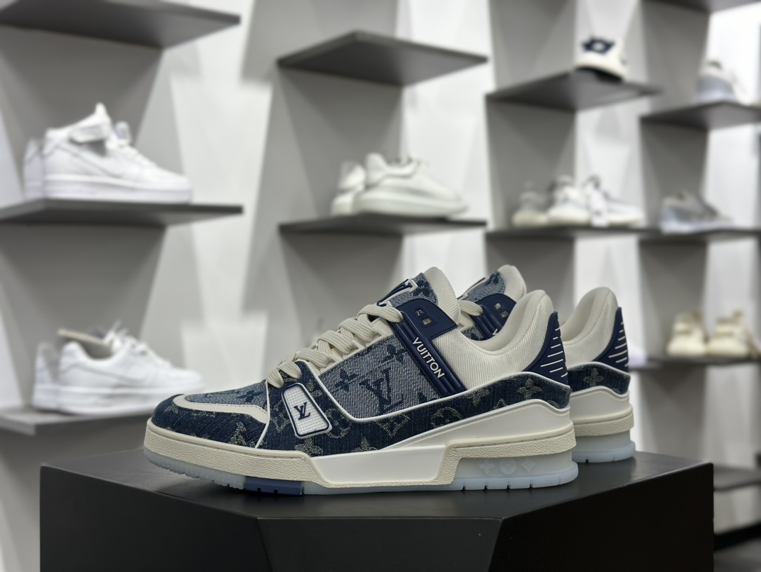 Louis Vuitton Trainer Sneaker Low 低帮复古休闲运动文化百搭篮球板鞋