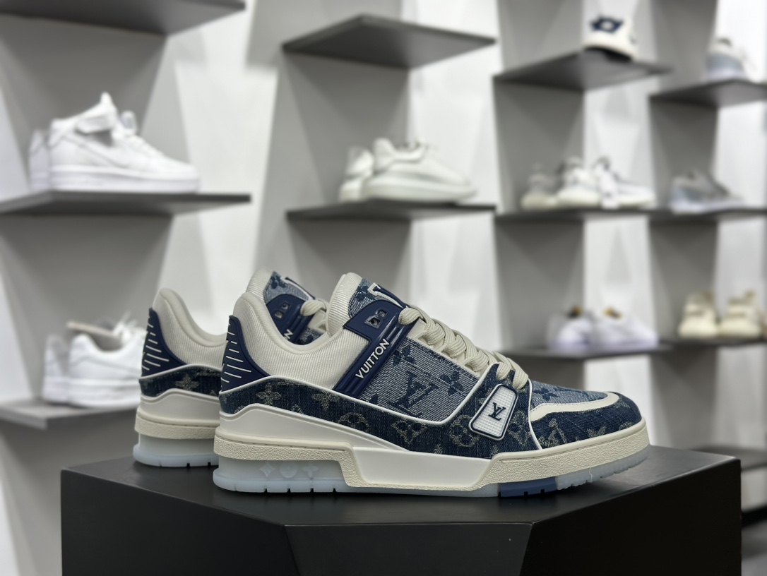 Louis Vuitton Trainer Sneaker Low 低帮复古休闲运动文化百搭篮球板鞋