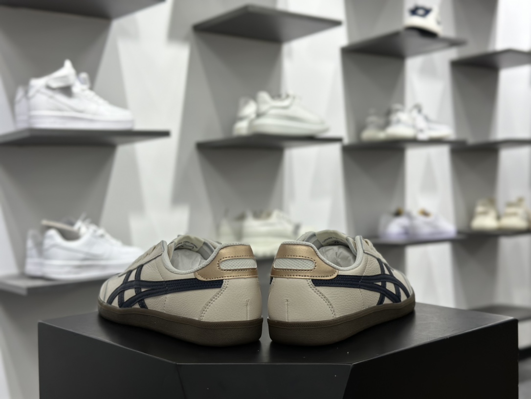 鬼塚虎/Onitsuka Tiger Tokuten 得分系列低帮复古德训风休闲运动板鞋 白蓝棕1183C429-200