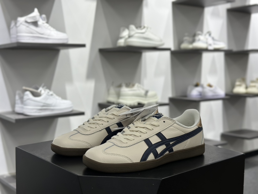 鬼塚虎/Onitsuka Tiger Tokuten 得分系列低帮复古德训风休闲运动板鞋 白蓝棕1183C429-200